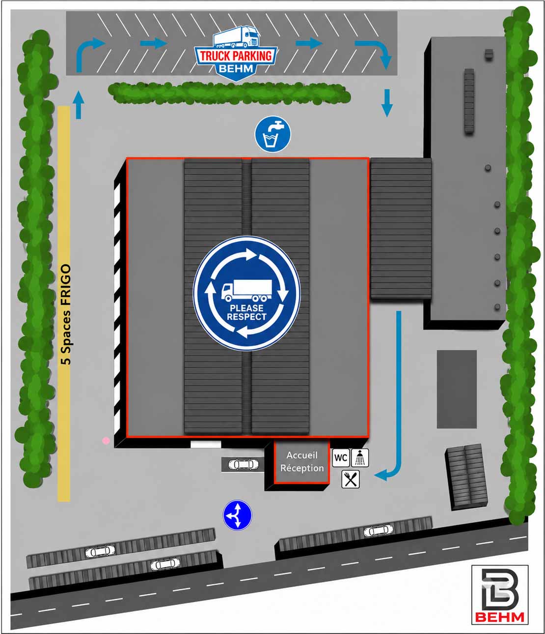 Plan Truck Parking Behm Plan Truck Parking Behm